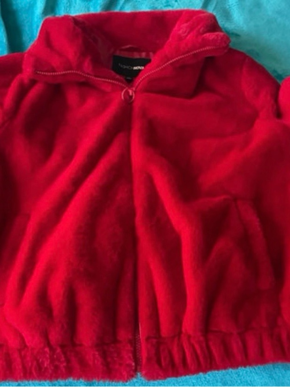 Fashion Nova Red Puffer Jacket